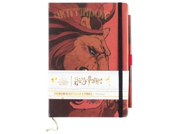 Notatnik A5 z ołówkiem Gryffindor Harry Potter