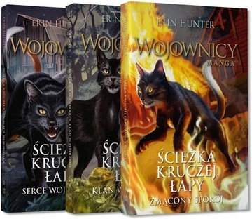 WOJOWNICY ŚCIEŻKA KRUCZEJ ŁAPY Manga Hunter Pakiet