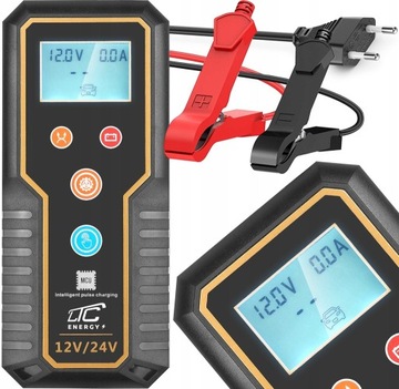 SZYBKI PROSTOWNIK ŁADOWARKA 12V/24 15A AKUMULATORÓW SAMOCHODOWYCH, ŻELOWYCH