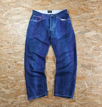 Spodnie Jeansowe EMPORIO ARMANI Designerskie Nowy Model Dżins Denim 30