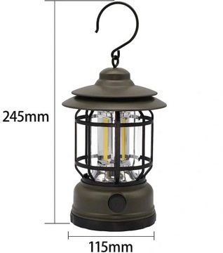ФОНАРЬ ДЛЯ КЕМПИНГА ТУРИСТИЧЕСКИЙ ФОНАРЬ ДЛЯ КЕМПИНГА AKU 18650 3.7V ФОНАРЬ