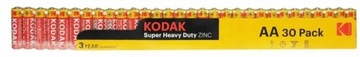 БАТАРЕИ AA БАТАРЕЯ KODAK FINGERS R6 Набор 30шт.