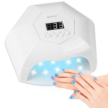 LAMPA LED UV DO PAZNOKCI HYBRYD MANICURE HYBRYDY 42 MOCNA