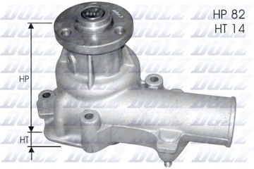 DOLZ S110 ČERPADLO VODY CHLAZENÍ MOTORU
