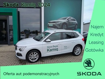 Skoda Kamiq Crossover Facelifting 1.0 TSI 115KM 2024 Skoda Kamiq Selection 1,0 TSI 115KM automat. DSG, SKORA,EL. STEROWANY FOTEL