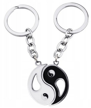 BRELOK 2 PRZYJACIÓŁ YING YANG BFF C329