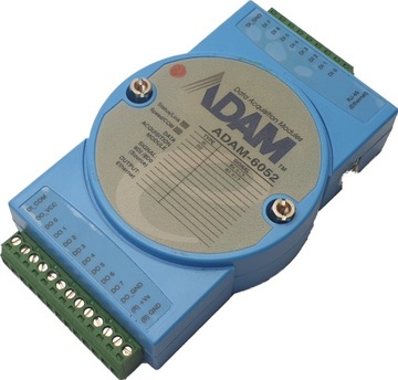 Модуль ввода-вывода * 8x DI 8x DO * ADVANTECH ADAM-6052 RJ45