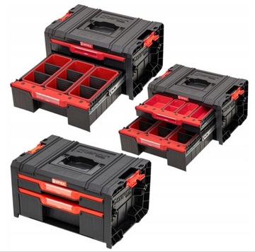 SKRZYNIA MODUŁOWA Z 2 SZUFLADAMI QBRICK SYSTEM PRO TOOLBOX 2.0 EXPERT