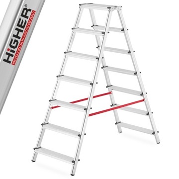 HIGHER drabina drabinka domowa dwustronna 2x7