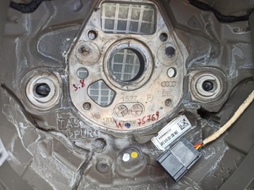AUDI A6 C6 A4 B7 Q7 VOLANT AIRBAG KŮŽE SVĚTLÝ