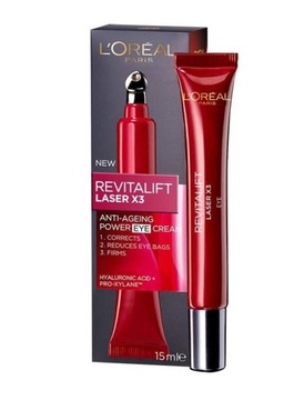 LOREAL REVITALIFT LASER X3 KREM POD OCZY 15ml