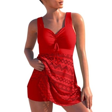 DWUCZĘŚCIOWY STÓJ KĄPIELOWY BIKINI Z KORONKA