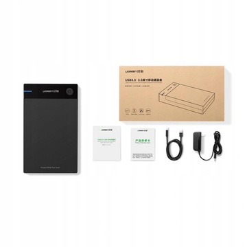 КОРПУС ДЛЯ ДИСКА 3,5 ДЮЙМА UGREEN USB 3.0 SATA ДО 10 ТБ