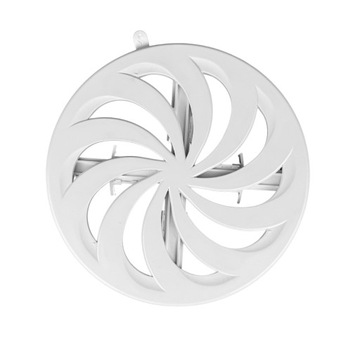 Комплект сквозной вентиляции: решетка + труба + воздуховыпускное отверстие fi100