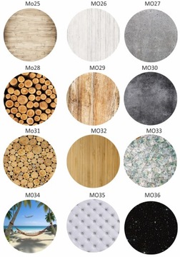 Подушка на стул круглая, 100 см, белая кожа