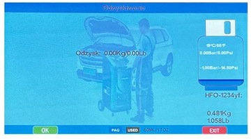 Автоматическая станция кондиционирования воздуха, R134A или R1234YF PL Kupczyk AC-PRO
