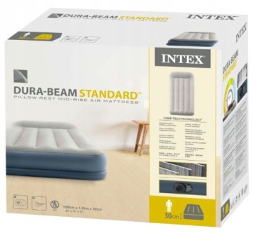 INTEX 64116ND НАДУВНОЙ МАТРАС ДЛЯ КРОВАТИ 99x191x30см НАСОС