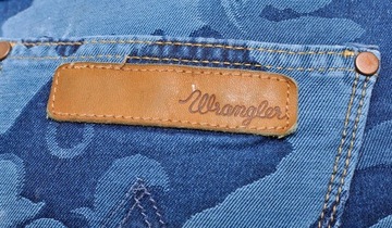 WRANGLER spodenki BLUE jeans short APRIL _ W28