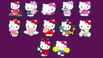 Hello Kitty Kuromi пинетки для обуви 12 шт №9