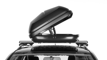 Бокс HAPRO Carver 550 на крышу, черный матовый