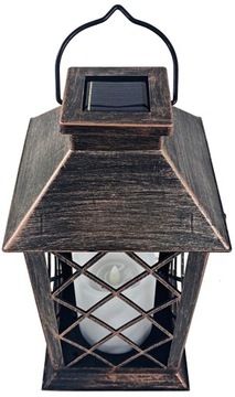 LAMPION SOLARNY LED LATARNIA ŚWIECA ZNICZ LAMPA
