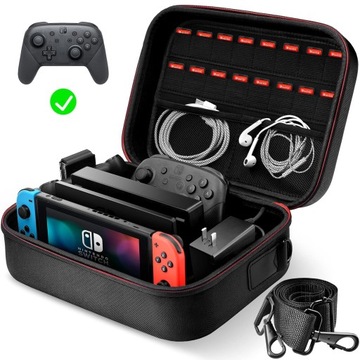 ETUI CASE XXL WZMOCNIONY DO NINTENDO SWITCH OLED - Torba Pokrowiec