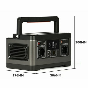 Портативный солнечный генератор электростанции 540 Втч + FlashFish TSP18V60W