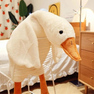 МЕГА БОЛЬШАЯ ПЛЮШЕВАЯ ПОДУШКА ДЛЯ ОБНИМАНИЙ PIPA DUCK XL 90 СМ