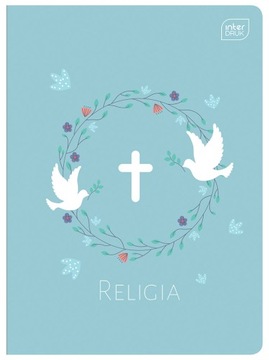 ZESZYT DO RELIGII GOŁĄBEK POKOJU, A5, 32 KARTKI, KRATKA z PODDRUKIEM