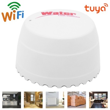 Беспроводной детектор утечки воды 3 В Wi-Fi Сигнализация переполнения Красный