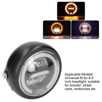 ФАРА МОТОЦИКЛА ПЕРЕДНЯЯ ФОНАРЬ СВЕТОДИОДНАЯ