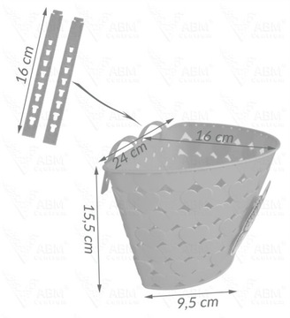 ВЕЛОСИПЕДНАЯ КОРЗИНА, РОЗОВЫЕ СЕРДЦА, БАБОЧКА-ФЕЯ