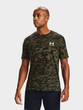 KOSZULKA MĘSKA UNDER ARMOUR T-SHIRT SPORT KOMFORT BAWEŁNA MORO 1357727-001