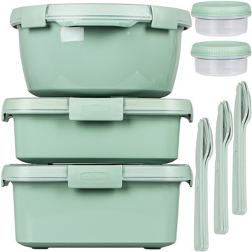 ZESTAW LUNCH BOX POJEMNIKI NA ŻYWNOŚĆ EKO CURVER