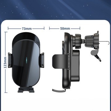 АВТОМОБИЛЬНЫЙ ДЕРЖАТЕЛЬ ДЛЯ ИНДУКЦИОННОГО ЗАРЯДНОГО УСТРОЙСТВА ДЛЯ ТЕЛЕФОНА 15ВТ АВТОМАТИЧЕСКИЙ 2В1