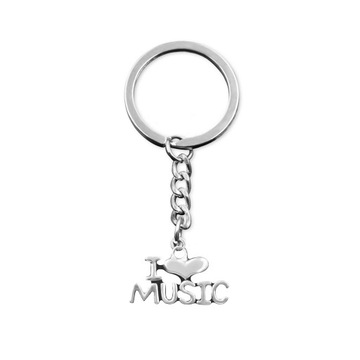 BRELOCZEK I LOVE MUSIC BRELOK MUZYCZNY GADŻET