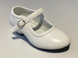 BIAŁE CZÓŁENKA DZIEWCZĘCE BUTY DO TAŃCA r24