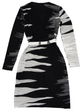 Diane von Furstenberg sukienka kopertowa jedwab 36