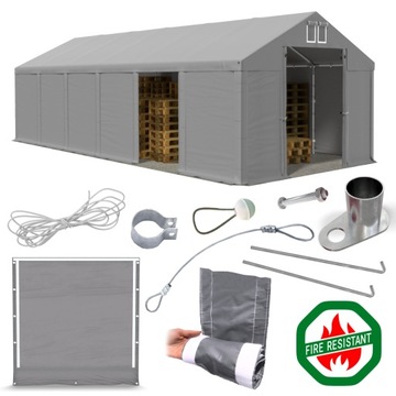 Namiot Przemysłowy 6x12m Magazyn Garaż DAS 620 S
