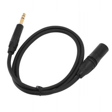 PRZEJŚCIÓWKA ADAPTER KABEL PRZEWÓD AUDIO XLR DO JACK 6.35MM 1.8M