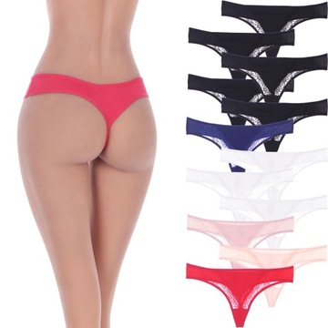 KOMPLET MAJTKI damskie sexy STRING KORONKA Orirose