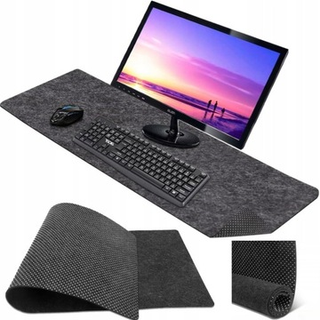 PODKŁADKA NA BIURKO FILCOWA MATA POD MYSZ TRWAŁEGO FILCU DO DOMU 40X100CM