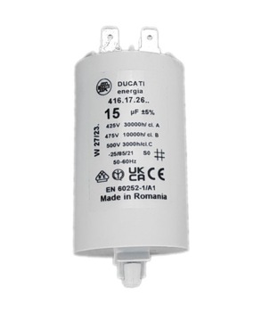 Kondensator silnika 15uF 450V DUCATI 416.17.26