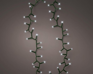 Подсветка елки 1000LED 22м для елки внешняя Холодный Белый внутренняя