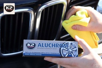 K2 ALUCHROM Pasta Polerska Felgi Chrom + Aplikator