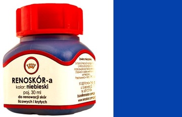 FARBA DO MALOWANIA SKÓR RENOWACJ RENOSKÓR NIEBESKI