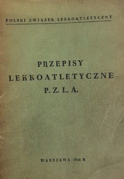 Przepisy lekkoatletyczne PZLA 1948