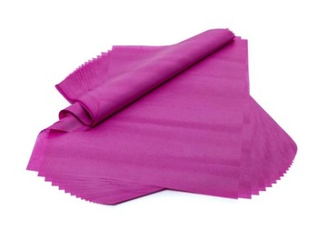 BIBUŁA GŁADKA 38X50CM PURPUROWA - 100 ARKUSZY