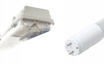 lampa oświetlenie led do kotłowni garażu piwnicy