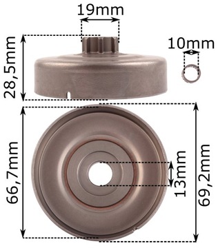 Корзина барабана сцепления пилы STIHL MS 171 181 211 251